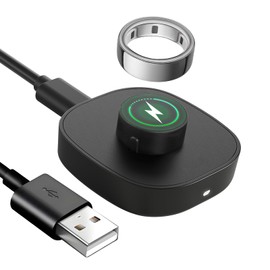 sylacor Compatible with Oura Ring Gen 4 Charger, Fast Charging Dock and USB-C Cable for Oura Gen 4 (NOT Compatible with Oura Ring 3) (Size 9)