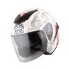 1Storm Motorcycle Open Face Fiber Glass Dual Visor Helmet Scooter