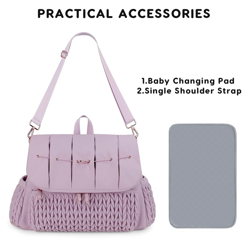 SONARIN Convertible Diaper Bag Backpack Waterproof Nappy Changing Bag Travel
