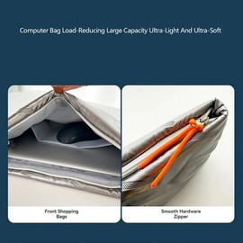 Laptop Sleeve For up to 13 -14Inch Laptops/tablets Soft Liner Bag Cover - Color: Silver, Size: 13-14.4 Inch