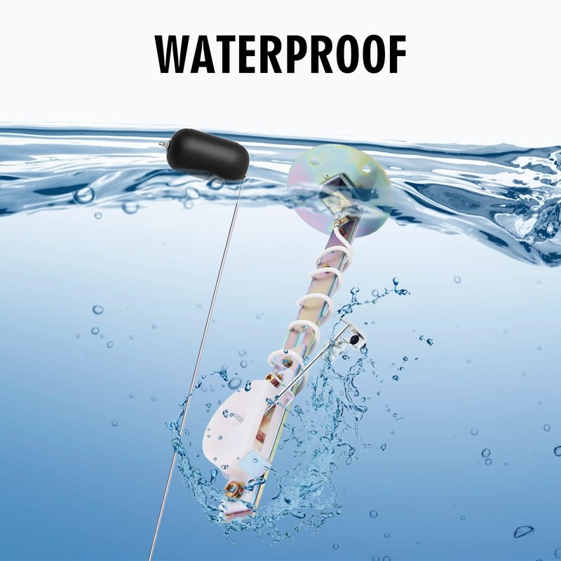 Marine Fuel Sending Unit with Float - 0-90 Ohms, Boat