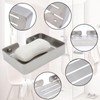 Shonmogar Soap Dish Stainless Steel Silver Soap Dish Holder Wall