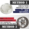 KitsPro 2.5Inch 63MM Wheel Center Caps for Dodge RAM 1500