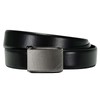 Lloyd Automatic Leather Belt 35 mm Shortenable Cambered Black, black