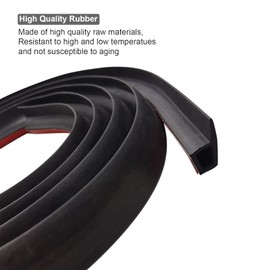 DOTAATDW Car Weather Seal Strip for Trunk Lid Gap, 1.5M /4.92Ft Automotive Weather Stripping Dustproof Rubber Sealing Strip for Sedan