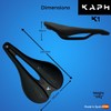 KAPH K1 Anti-Prostate Road MTB Bike Saddle - KAPH K1