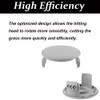 SagaSave 2PCS Trimmer Spool Cover Set, 33 * 75mm, Replacement