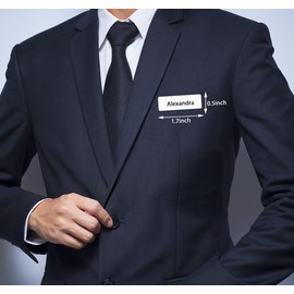 Magnetic Name Tags,Badge Holder Magnets,Name Tag Magnets,Name Tags Magnetic Back,20pcs Reusable and Customizable Name Tags Suitable for Schools, Hotels, Trade Exhibitions, Offices (10)