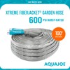 Aqua Joe AJFJH100-58-PRX XTREME FIBERJACKET Flexible, Kink-Resistant Garden Hose, 600