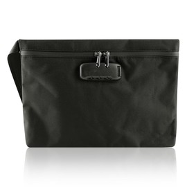 Thyonta Waterproof Document Storage Bag with Lock Secure File Organizer for Travel and Harsh Environments Money Documents Jewelry and Passport Stamp Storage (Black)