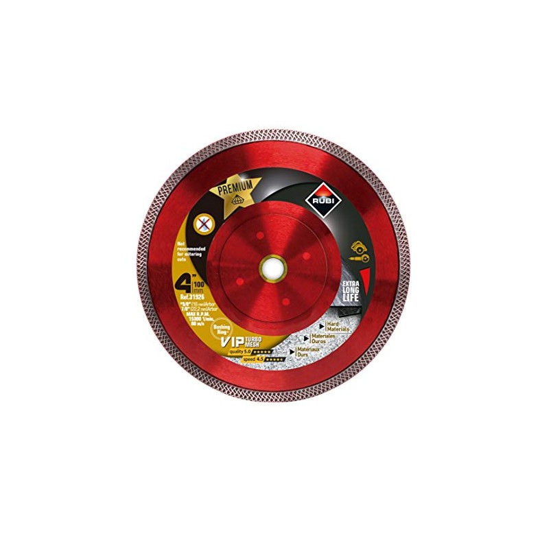 Rubi Tools 4" VIP Premium Dry Diamond Blade