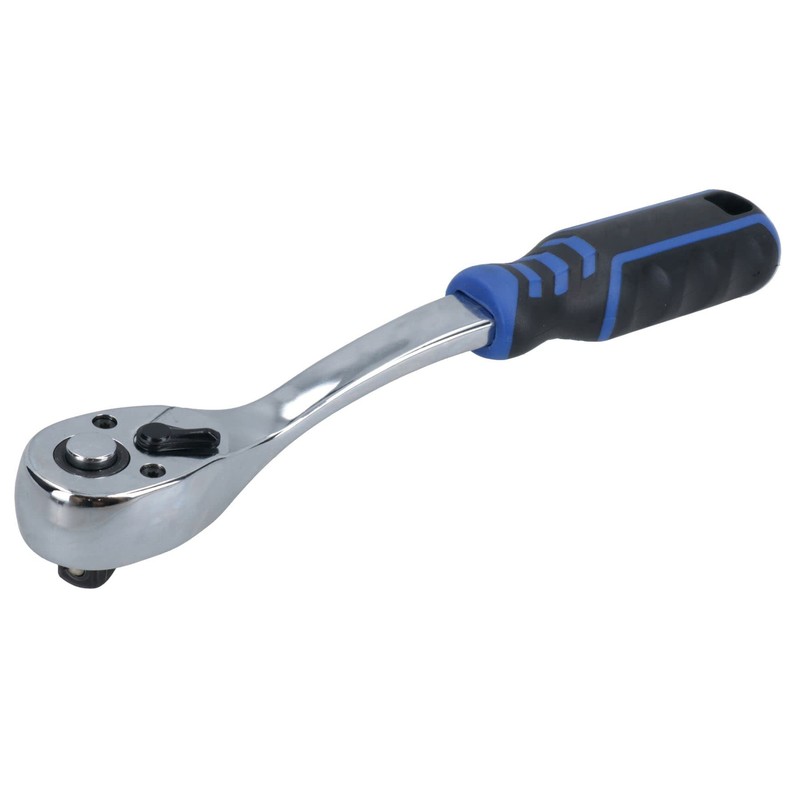 AB Tools 3/8in Drive Ratchet with Curved Rubber Grip Handle