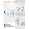 Bestyle Ear Cuff, Women's, 925 Silver, Men's, Hypoallergenic Zirconia, Non-Hole