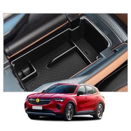 CDEFG Center Console Organizer Tray for 2021 2022 2023 2024 Buick Envision Interior Accessories ABS Black Material Armrest Insert Secondary Storage Box Envision Accessories