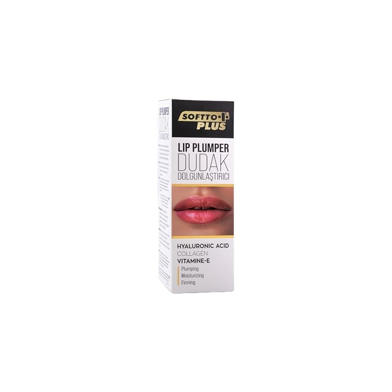 Softto Plus Lip Plumper - Hyaluronic ACID, Collegen Vitamin-E, Plumping,