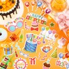 100 Pcs Birthday Paper Die Cuts Cardstock Birthday Scrapbook Die