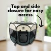 BeanJo Pet Supply Co. Foldable Portable Pet Playpen, Mesh Sides,