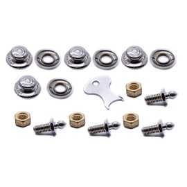 4 x Tenax fastener 2ba 9mm stud set (Made in England) button nut and stud