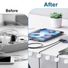 Soodyoow 8 Pezzi Supporto per cavi magnetico, Organizer per la