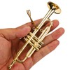 Miniature Trumpet Model High Simulation Mini Musical Instrument for Home
