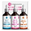 Kit Serum Vitamina C, Acido Hialuronico, Celulas Madre 3 sueros