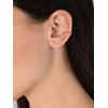Glanzstücke München Women's 925 Sterling Silver Ear Cuff, Silver