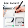 STAGEEK 12 Pcs GX3 Black Gel Pens, Quick Dry Smooth