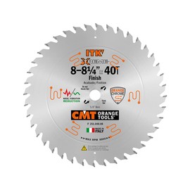 CMT 251.040.08 ITK Industrial Finish Saw Blade, 8-8-1/4-Inch x 40 Teeth 1FTG+4ATB Grind with 5/8-Inch<> Bore