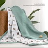Lulu moon Muslin Baby Blanket - Cotton Toddler Blankets for