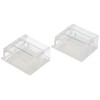 Kleine Wolke 0279000000 Shower Curtain Clips Set of 2 Transparent