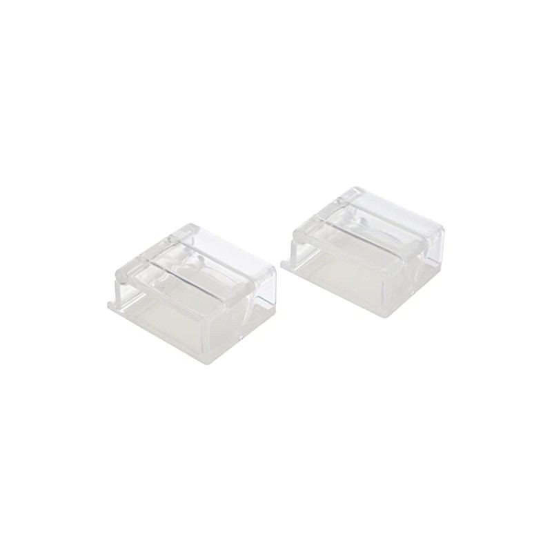 Kleine Wolke 0279000000 Shower Curtain Clips Set of 2 Transparent
