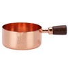 Sauce Pan Wooden Handle Rose Gold Stainless Steel Sauce Pot