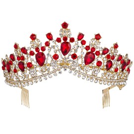 VERSAINSECT e Crystal Queen Tiara Headband Wedding Pageant Birthday Party Crowns Princess Headpieces for Women Girls