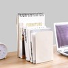 VONDERSO Heavy Duty White Decorative Metal Bookends, VONDERSO Metal Book