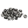 Motoforti 30 Pcs Beige W Type Trim Clips for Jeep
