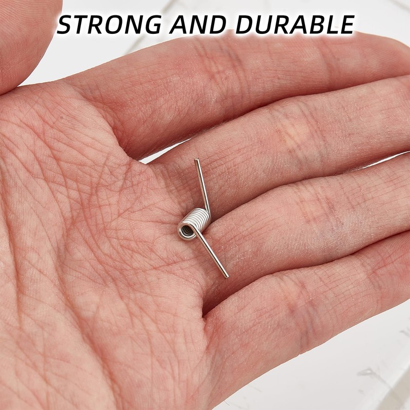 NICENEEDED 8 PCS Hair Claw Clip Spring Replacement Sliver, Clip