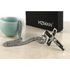 HZMAN Men's Stainless Steel Cross Crucifix Bible Prayer Pendant Necklace