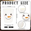 Whaline 50Pcs Winter Snowman Disposable Paper Cups Cute Snowman White