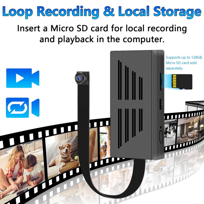 Lydzlzz Mini Indoor Camera (LYD-P5-BK)