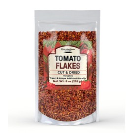 Unpretentious Tomato Flakes, 8 oz, Unique Flavor, Versatile, Soups & Sauces