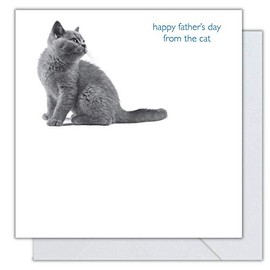 Father's Day Card From The Cat, Happy Father's Day Card From Cat, Fathers Day Card, Father s Day Card, Father's Day Cards, Fathers Day Cards, Father s Day Cards,