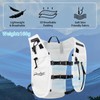 Running Vest Women Men,ight Reflective Hydration Vest Pack with 1500ml
