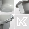 KADAX Plastic Bowl, Washing Up Bowl in Various Sizes and