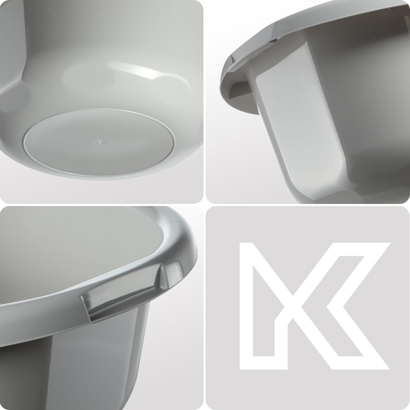 KADAX Plastic Bowl, Washing Up Bowl in Various Sizes and