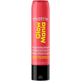 Matrix Colour Protecting Conditioner, For Dull & Colour-Treated Hair, Enhanced Glow, With Glycolic Acid, AHA and Rosehip Oil, Glow Mania, 300ml