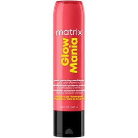 Matrix Colour Protecting Conditioner, For Dull & Colour-Treated Hair, Enhanced Glow, With Glycolic Acid, AHA and Rosehip Oil, Glow Mania, 300ml