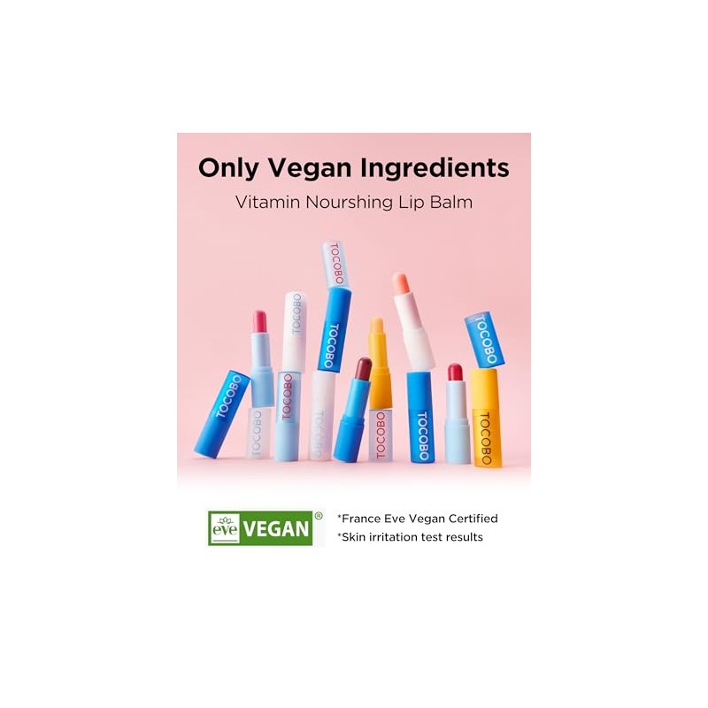 TOCOBO Lip Balm Bálsamo Labial Hidratante y Nutritivo con Vitaminas