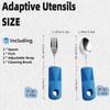 Adaptive Utensils, HOMOMSAE Weighted Special Supplies Spoon Fork Set with