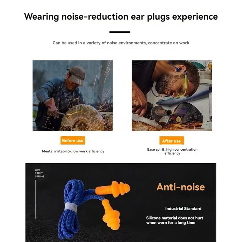 ZENWORYS Labor Protection Earphone Noise Reduction Ear Plugs Bluetooth Headset