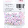 Cousin DIY White Sequins 8mm 200PC Iridescent